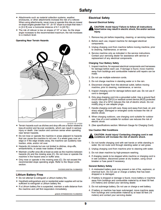 JOHN DEERE Z370R RESIDENTIAL ZTRAK™ 42A AND 48A DECK OPERATOR MANUAL OMUC38861