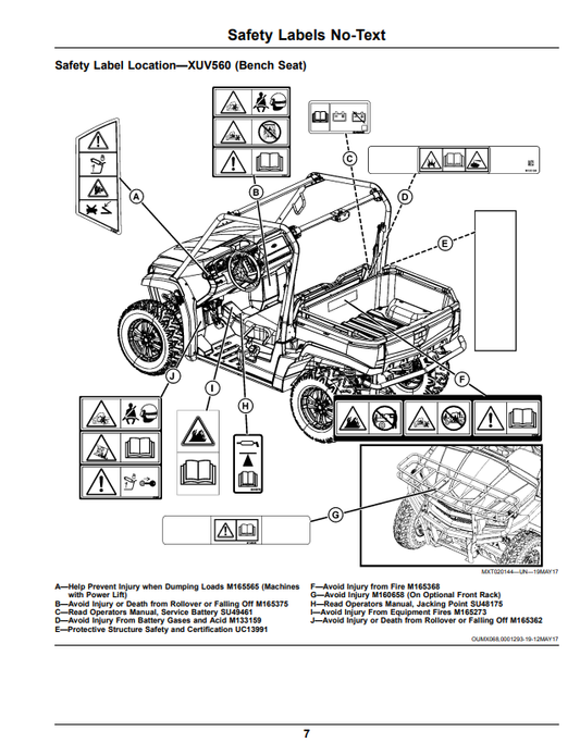 JOHN DEERE XUV560E GATOR™ UTILITY VEHICLE OPERATOR MANUAL OMUC12977