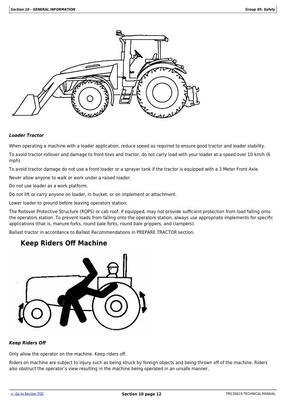 JOHN DEERE 3033R, 3038R, 3039R, 3045R, 3046R COMPACT UTILITY TRACTOR DIAGNOSTIC AND REPAIR TECHNICAL MANUAL TM130619