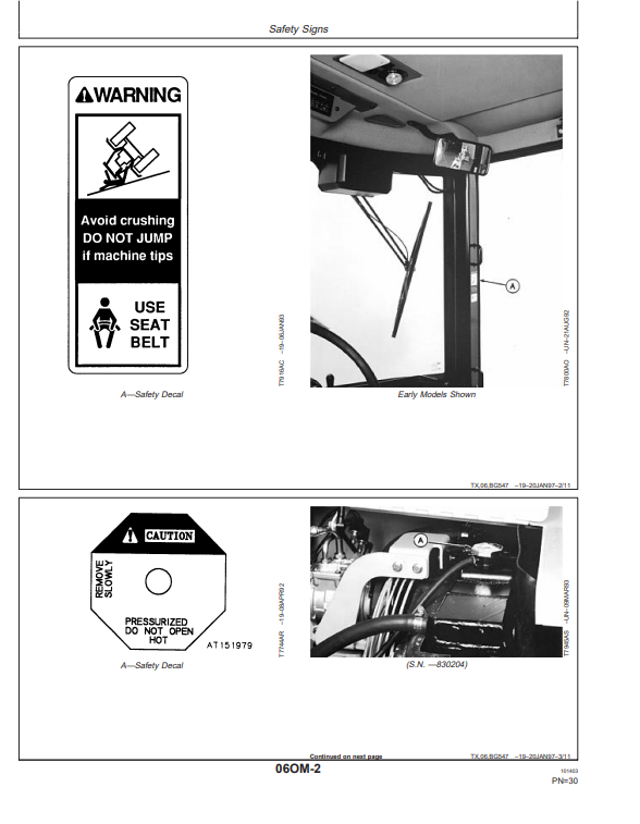 JOHN DEERE 710D BACKHOE LOADER OPERATOR MANUAL OMT164842