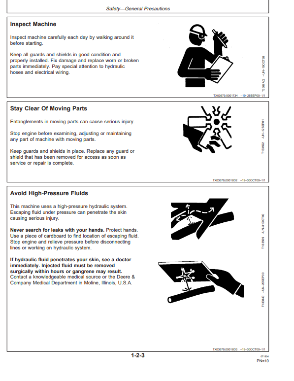 JOHN DEERE 50C ZTS EXCAVATOR OPERATOR MANUAL OMT190903