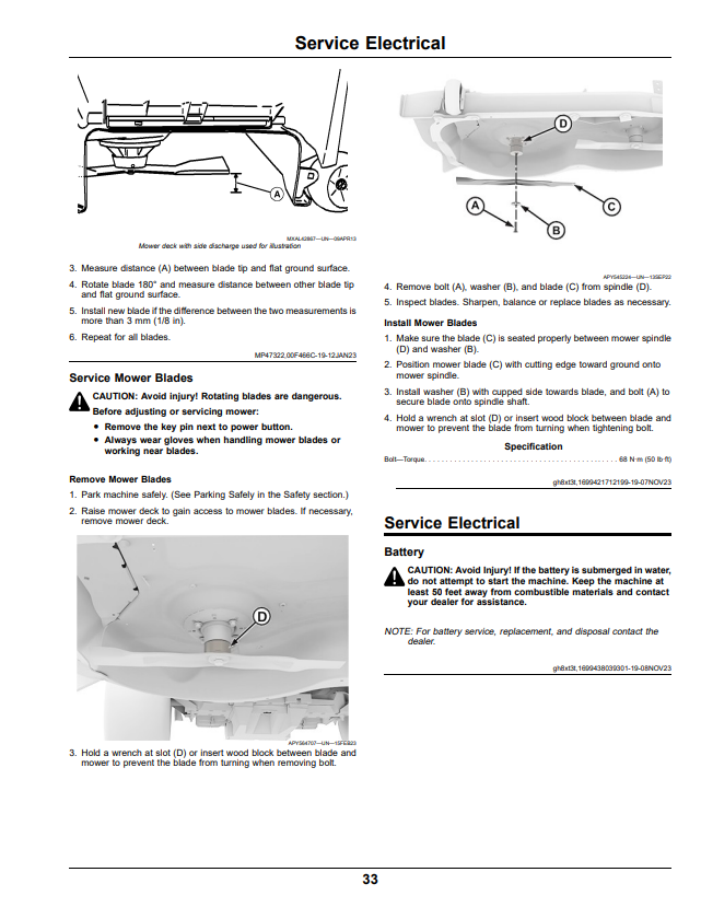 JOHN DEERE Z370R RESIDENTIAL ZTRAK™ 42A AND 48A DECK OPERATOR MANUAL OMUC38861