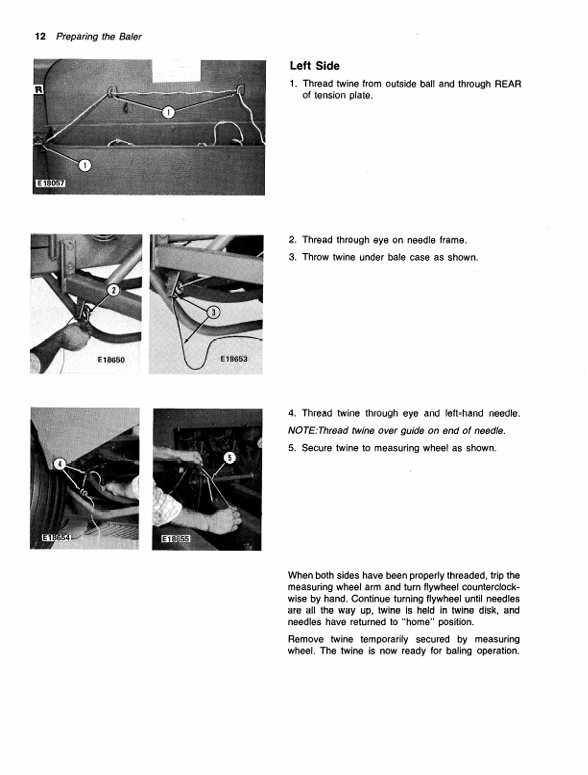 JOHN DEERE 467 BALER OPERATOR MANUAL OME66569