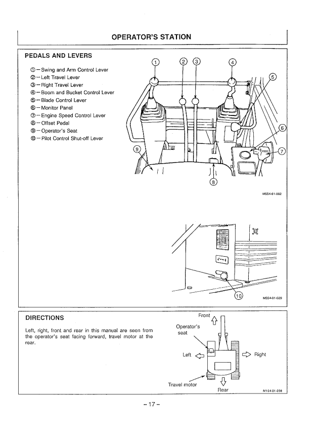 HITACHI EX50UR EXCAVATOR OPERATOR MANUAL EM10E12