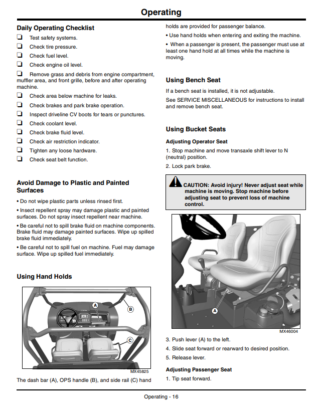 JOHN DEERE GATOR™ UTILITY VEHICLE XUV 625I OPERATOR MANUAL OMM168318