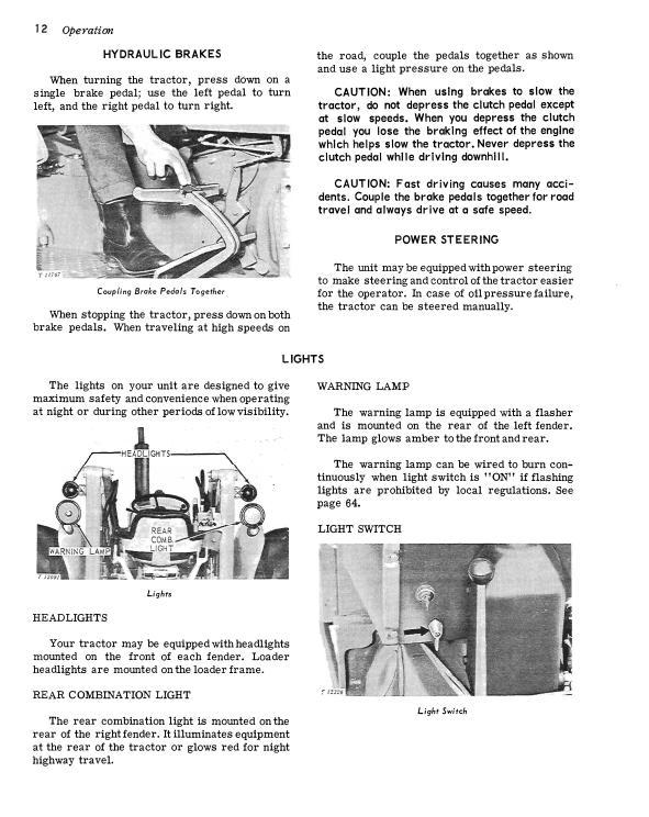 JOHN DEERE JD400 TRACTOR AND LOADER OPERATOR MANUAL OMT32425