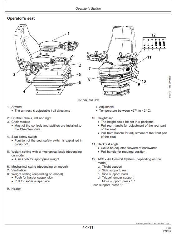JOHN DEERE 1410D FORWARDER OPERATOR MANUAL OMF065866