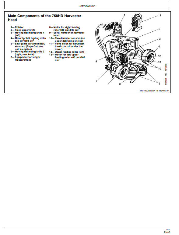 JOHN DEERE 758HD HARVESTER HEAD OPERATOR AND MAINTENANCE MANUAL OMF070916