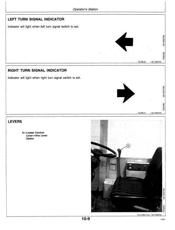 JOHN DEERE 344E LOADER OPERATOR MANUAL OMAT123427