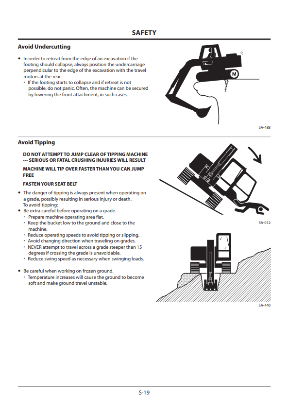 HITACHI ZAXIS 470LC-5G, 670LC-5G, 870LC-5G HYDRAULIC EXCAVATOR OPERATOR MANUAL ENMJACLA22