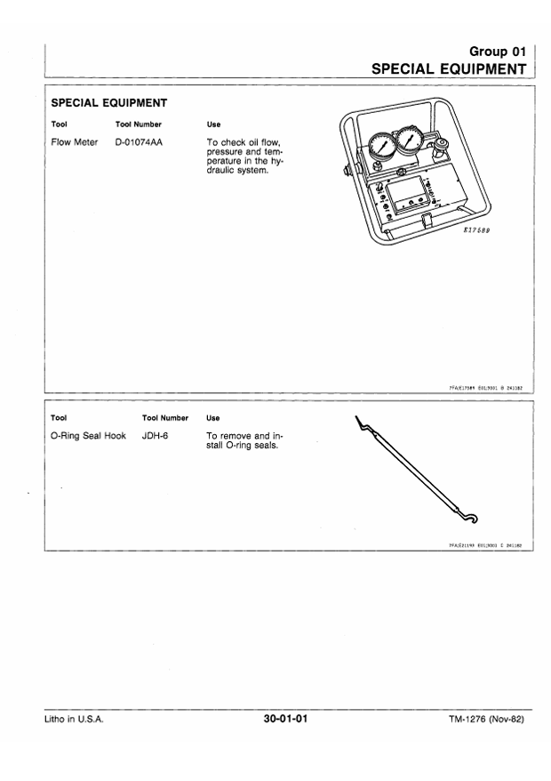 JOHN DEERE 430 AND 530 ROUND BALER TECHNICAL MANUAL TM1276