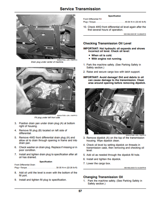 JOHN DEERE XUV560E GATOR™ UTILITY VEHICLES OPERATOR MANUAL OMUC22042