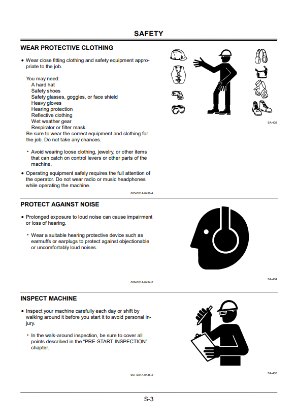 HITACHI ZAXIS 27U, 30U, 35U, 40U, 50U EXCAVATOR OPERATOR MANUAL EM1LA21