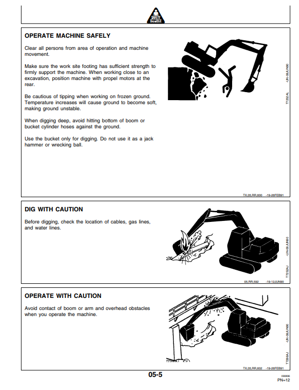 JOHN DEERE 892E LC EXCAVATOR OPERATOR MANUAL OMT161068