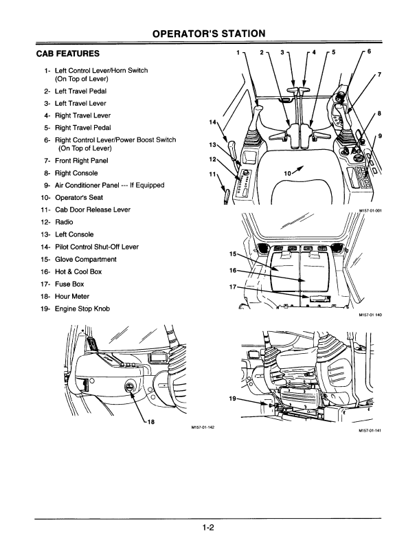 HITACHI EX200-5, EX200LC-5, EX210H-5, EX210LCH-5 EXCAVATOR OPERATOR MANUAL EM14M21