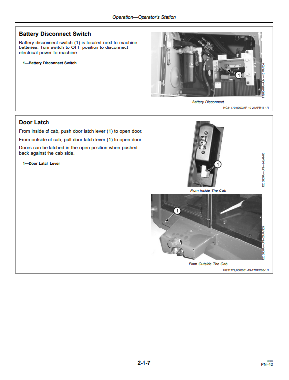 JOHN DEERE 850J CRAWLER DOZER OPERATOR MANUAL OMT224252