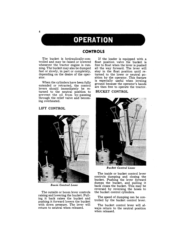 JOHN DEERE 71 UTILITY LOADER OPERATOR MANUAL OMU11634