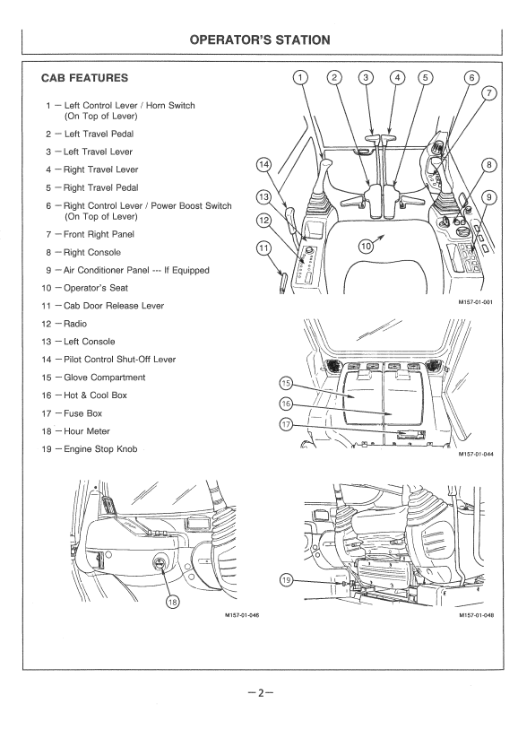 HITACHI EX225USR, EX225USR-LC EXCAVATOR OPERATOR MANUAL EM14W12