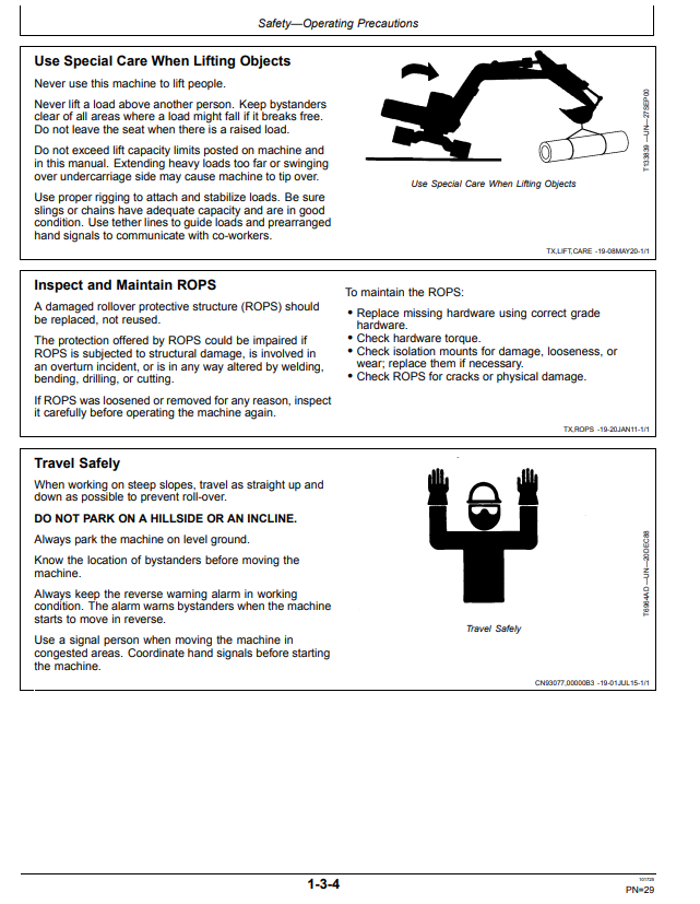 JOHN DEERE 26 P COMPACT EXCAVATOR OPERATOR MANUAL OMT489505X019