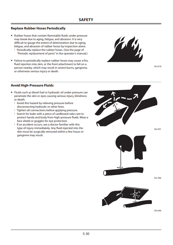 HITACHI 470LC-6, 670LC-6, 870LC-6 HYDRAULIC EXCAVATOR OPERATOR MANUAL ENMJAGNA13