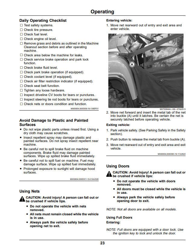 JOHN DEERE XUV855M S4 GATOR™ UTILITY VEHICLES OPERATOR MANUAL OMUC39408