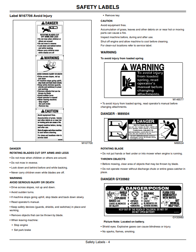 JOHN DEERE Z235, Z255 EZTRAK OPERATOR MANUAL OMM166320