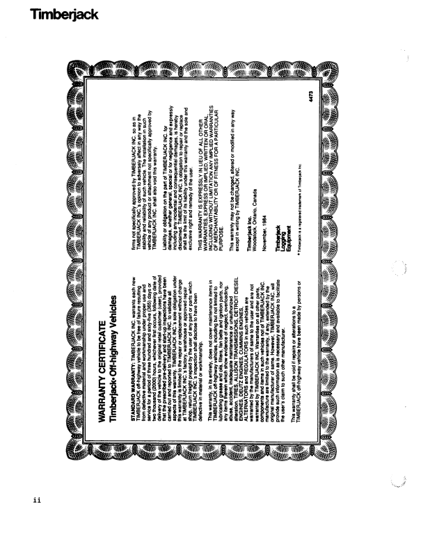 JOHN DEERE TIMBERJACK 450A SKIDDER (GM POWERED) OPERATOR MANUAL 8044711