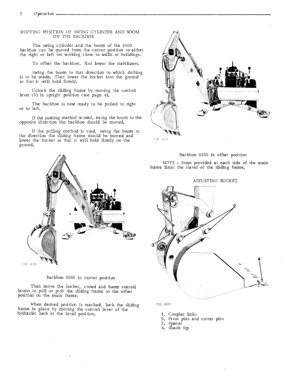 JOHN DEERE 9505 BACKHOE OPERATOR MANUAL OMCD14175