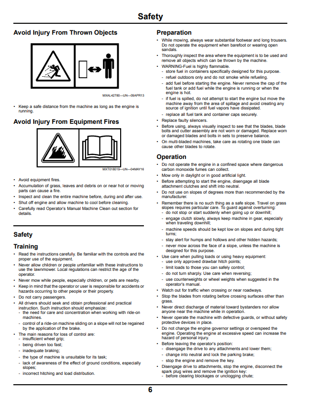 JOHN DEERE Z335E ZTRAK™ OPERATOR MANUAL OMUC12093