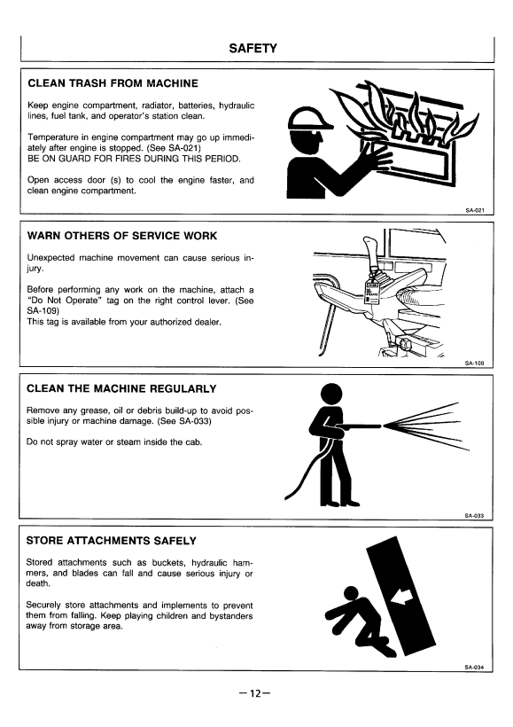 HITACHI EX220-2, EX220LC-2 EXCAVATOR OPERATOR MANUAL EM15B13