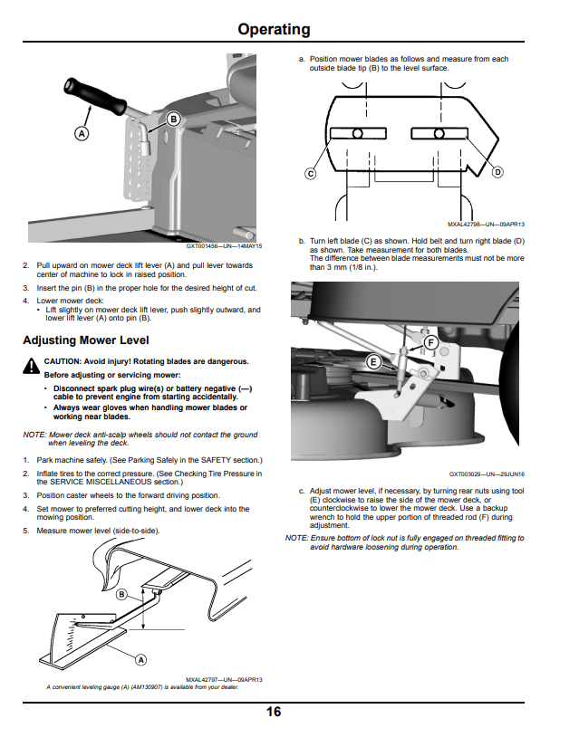 JOHN DEERE Z335E ZTRAK™ OPERATOR MANUAL OMGX26534