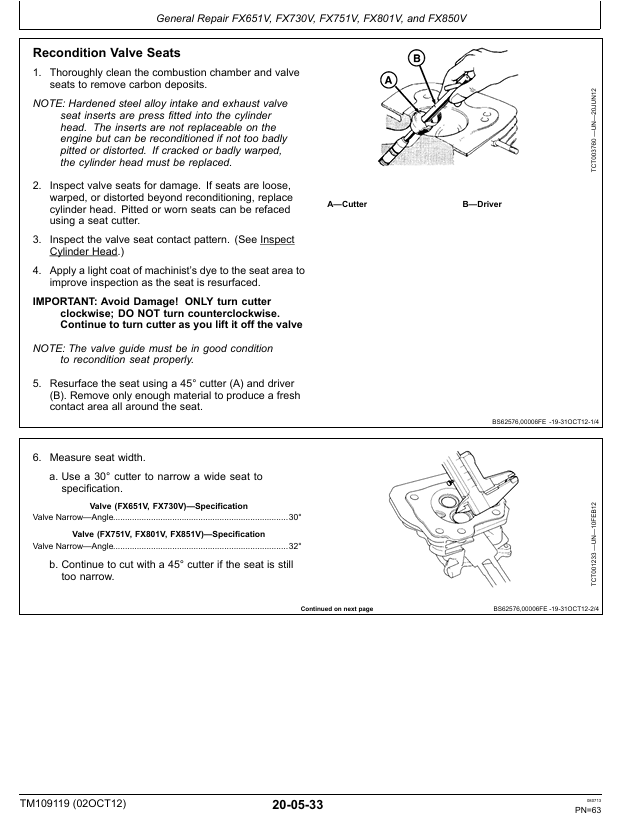 JOHN DEERE Z910A, Z920A, Z925A EFI, Z930A, Z950A, Z960A AND Z970A Z-TRAK MOWER TECHNICAL MANUAL TM109119