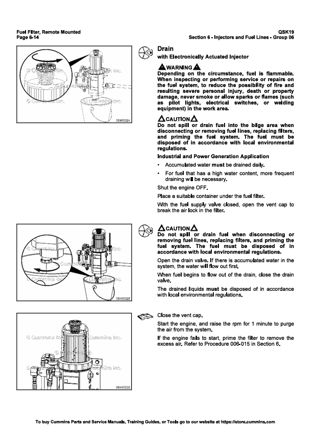 JOHN DEERE CUMMINS ENGINE QSK19, QSK19 CM850, CM2150 MCRS, 4021592-VOL2 SERVICE MANUAL