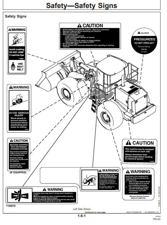 HITACHI LX230 LOADER OPERATOR MANUAL OMT196108