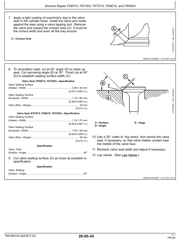 JOHN DEERE Z910A, Z920A, Z925A EFI, Z930A, Z950A, Z960A AND Z970A Z-TRAK MOWER TECHNICAL MANUAL TM109119