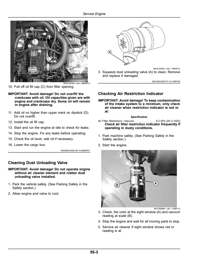 JOHN DEERE XUV855M S4 GATOR™ UTILITY VEHICLES OPERATOR MANUAL OMUC39567