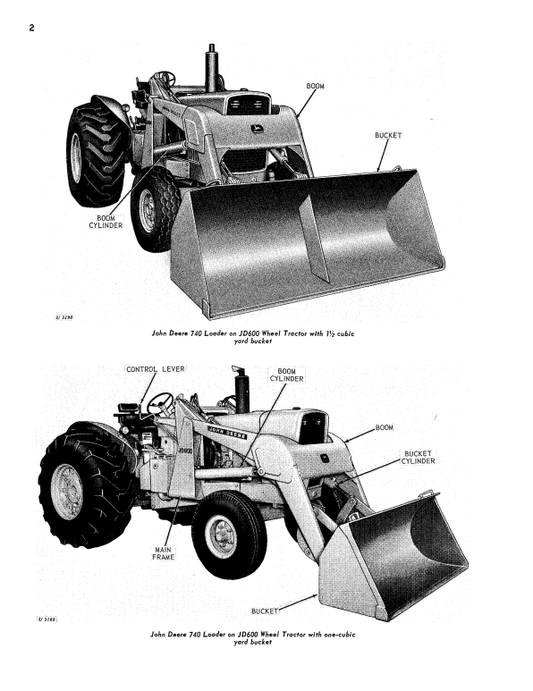 JOHN DEERE 740 LOADER OPERATOR MANUAL OMU17507