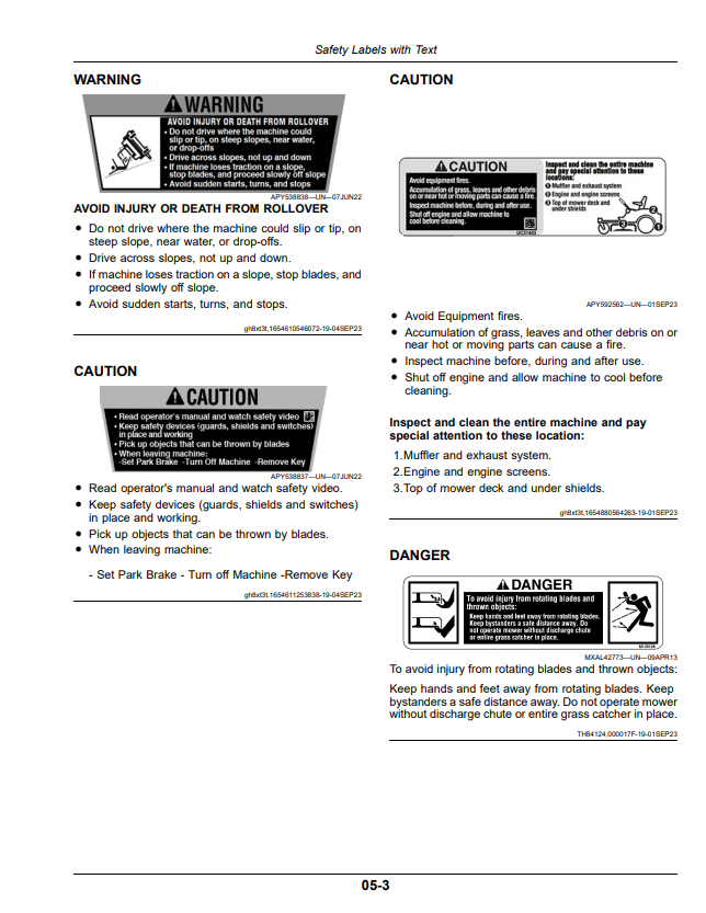 JOHN DEERE Z315E, Z325E, Z320M, Z330M, Z320R, Z330R, RESIDENTIAL ZTRAK™ OPERATOR MANUAL OMUC40876