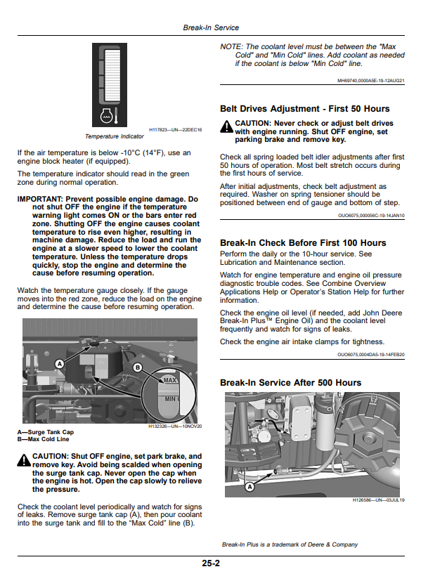 JOHN DEERE X9 1000 AND X9 1100 COMBINE OPERATOR MANUAL OMDXE16068
