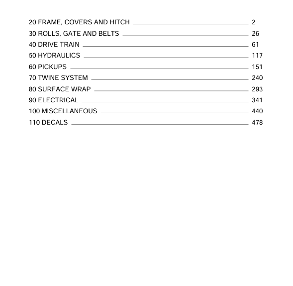 JOHN DEERE 557-457 AND 557 ROUND BALER PARTS CATALOGUE MANUAL PC2841