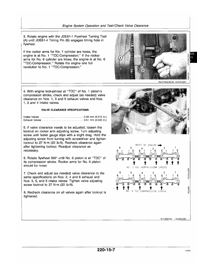 JOHN DEERE 9960 COTTON PICKER OPERATION AND TEST TECHNICAL MANUAL TM1521