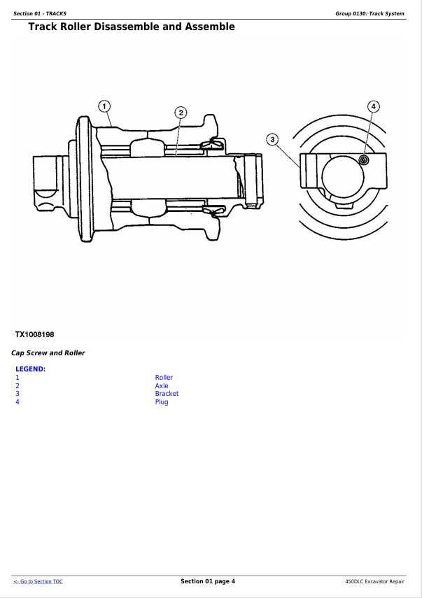JOHN DEERE 450DLC EXCAVATOR REPAIR TECHNICAL MANUAL TM2362