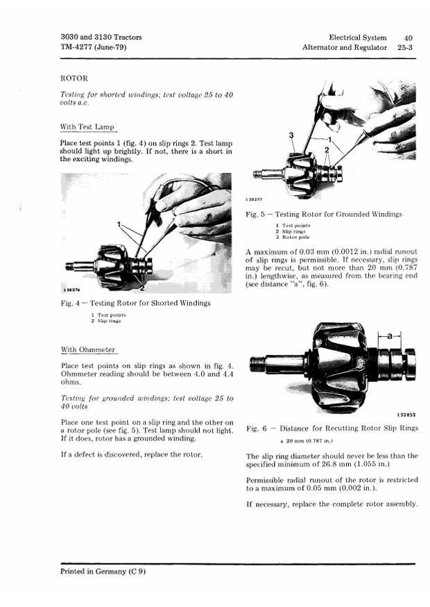 JOHN DEERE 3030 AND 3130 TRACTOR TECHNICAL MANUAL TM4277