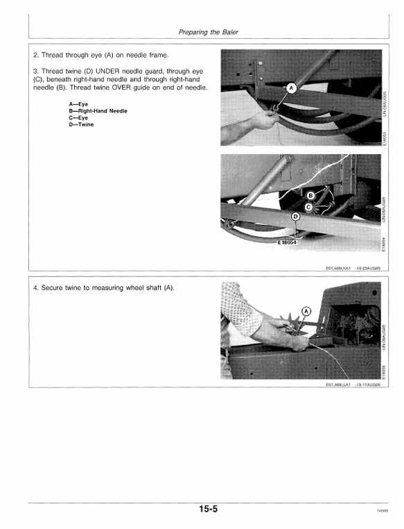 JOHN DEERE 348 BALER OPERATOR MANUAL OME87175