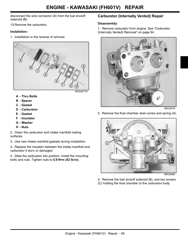 JOHN DEERE GX255, GX325, GX335 AND GX345 GARDEN TRACTOR TECHNICAL MANUAL TM1973