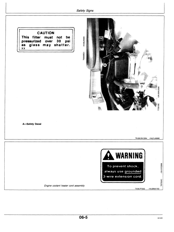 JOHN DEERE 410D AND 510D BACKHOE LOADER OPERATOR MANUAL OMT149165