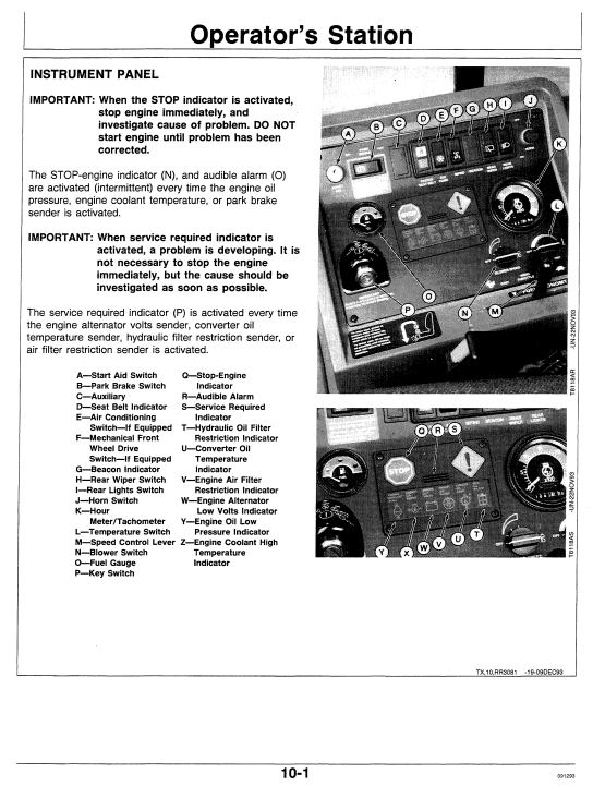 JOHN DEERE 410D AND 510D BACKHOE LOADER OPERATOR MANUAL OMT149165