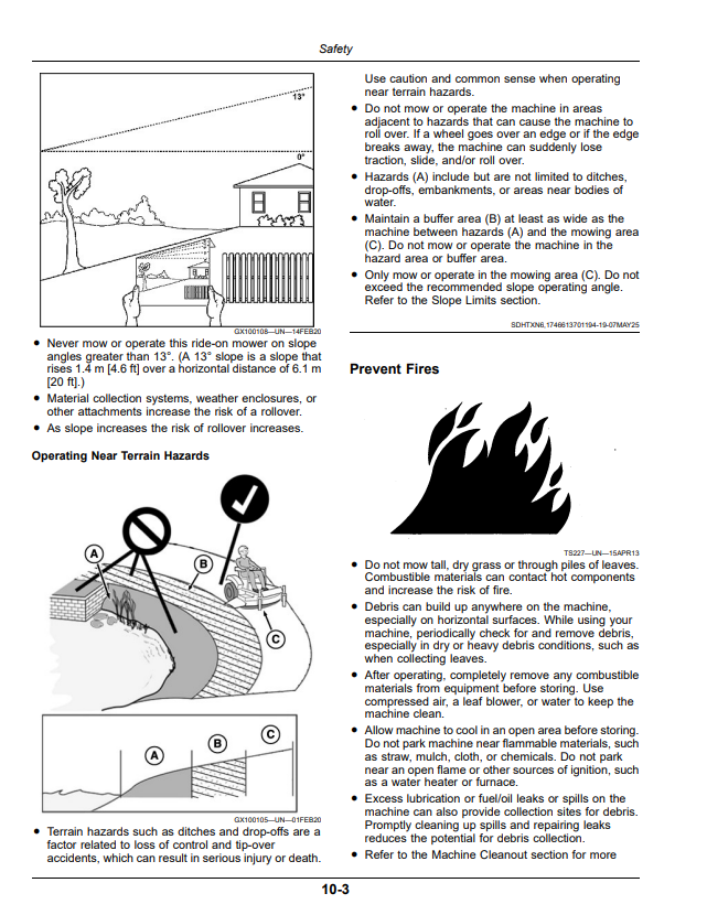 JOHN DEERE Z315E, Z325E, Z320M, Z330M, Z320R, Z330R, ZTRAK Z300 SERIES RESIDENTIAL ZERO TURN MOWER OPERATOR MANUAL OMUC48151
