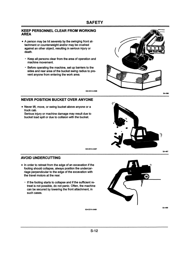 HITACHI EX270LC-5 EXCAVATOR OPERATOR MANUAL EM15JNA21