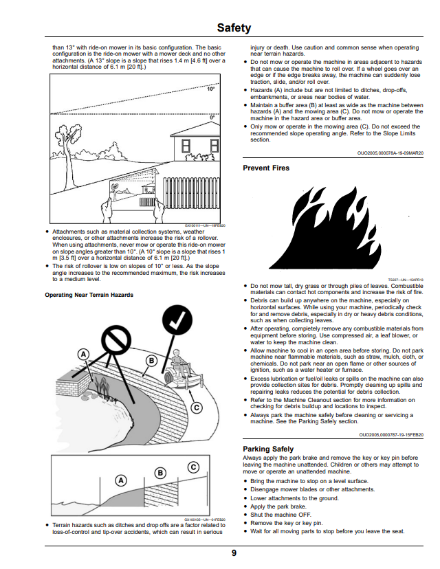 JOHN DEERE Z315E, Z320M, Z320R RESIDENTIAL ZTRAK™ OPERATOR MANUAL OMUC31579E